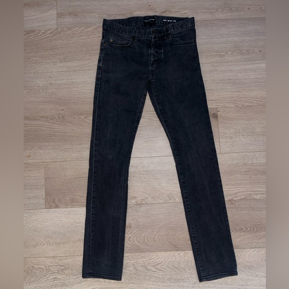 Saint Laurent 2015 Dark Grey Skinny Jeans - Picture 1 of 8